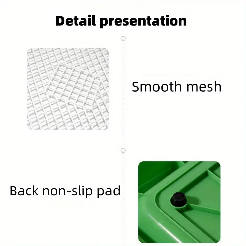 Dog Training Pad with Artificial Turf Non Slip Indoor Puppy Potty System