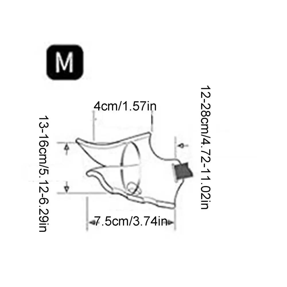 Dog Muzzle Silicone Duck Mask Anti Bite Stop Barking for Small Medium Large
