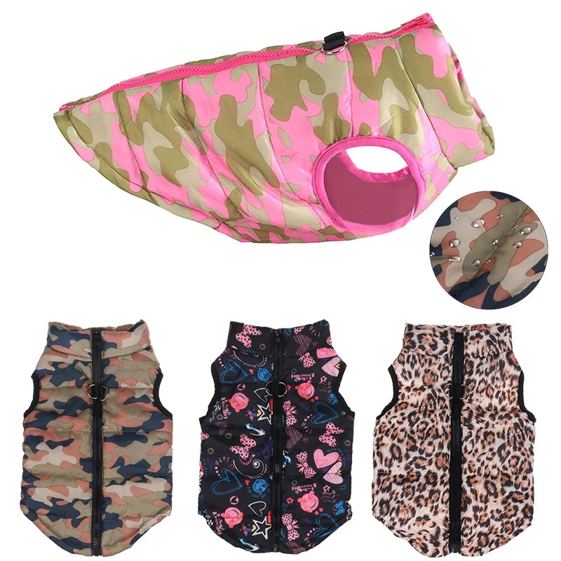 Winter Warm Dog Jacket for Small Dogs Windproof Pet Coat Chihuahua Outfit