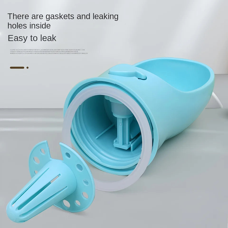 Portable Pet Water Bottle with Food Storage Outdoor Travel Feeder for Dogs Cats