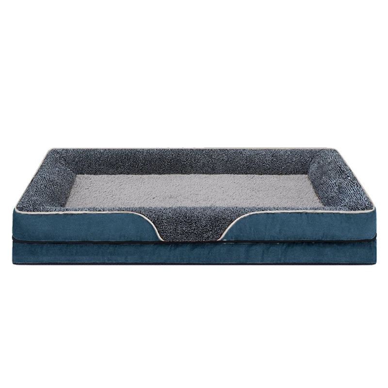 Oversized Pet Sofa Bed Removable Washable Soft Raised Edge Dog Cat Bed