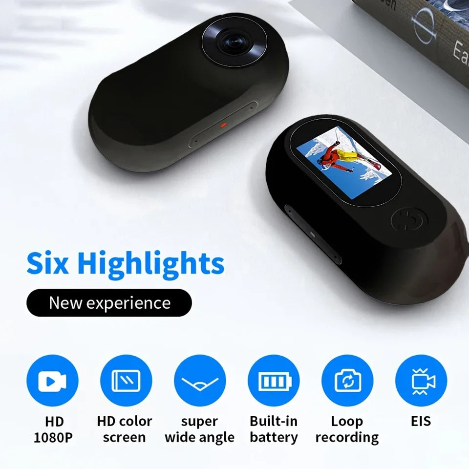 1080P Pet Camera Collar Dog Cat Tracker Video Recording No WiFi Needed