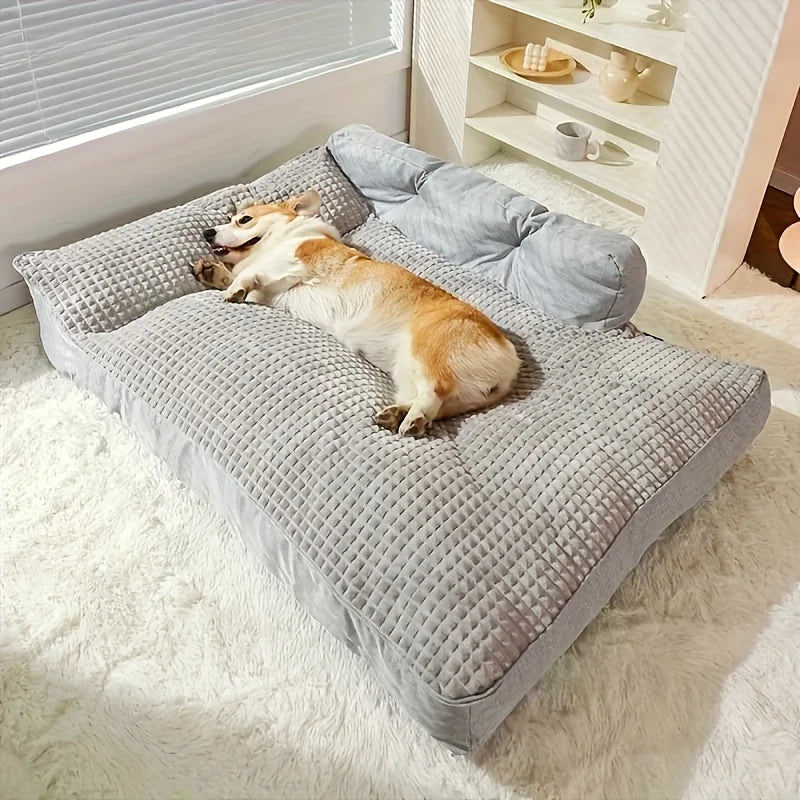 Large Dog Winter Bed Extra Deep Sleep Soft Warm Pet Mat for All Breeds