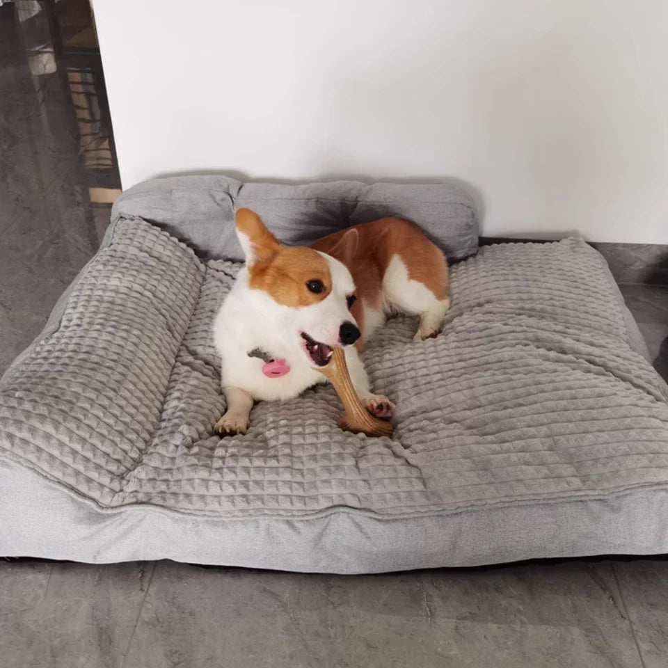 Large Dog Winter Bed Extra Deep Sleep Soft Warm Pet Mat for All Breeds