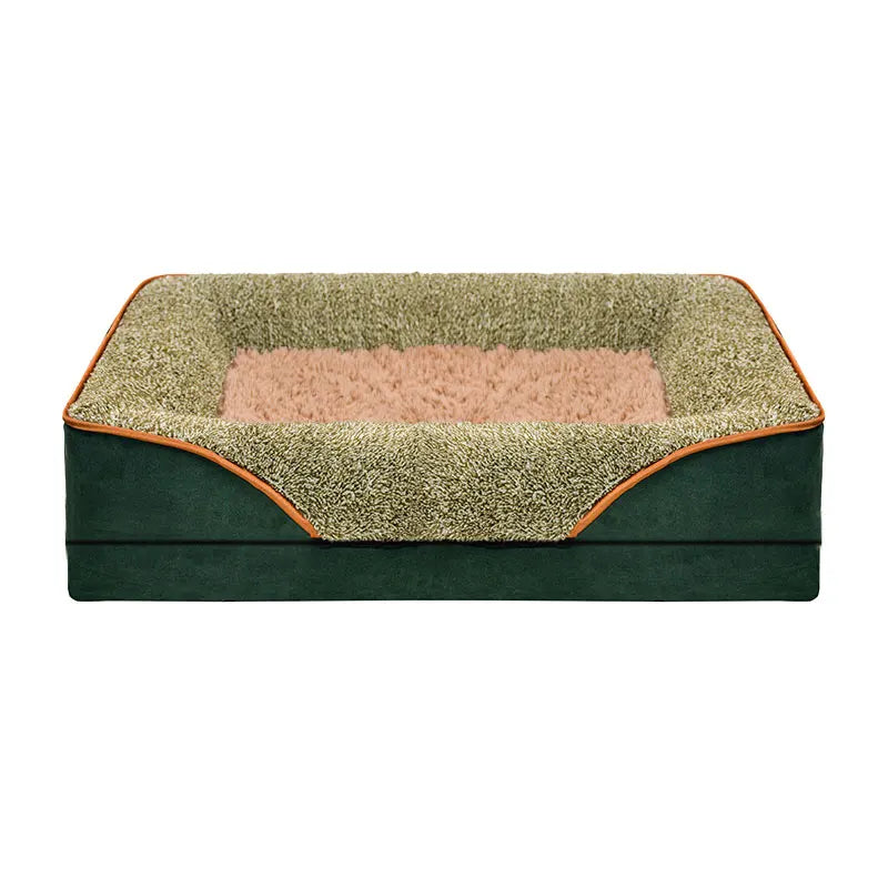 Oversized Pet Sofa Bed Removable Washable Soft Raised Edge Dog Cat Bed