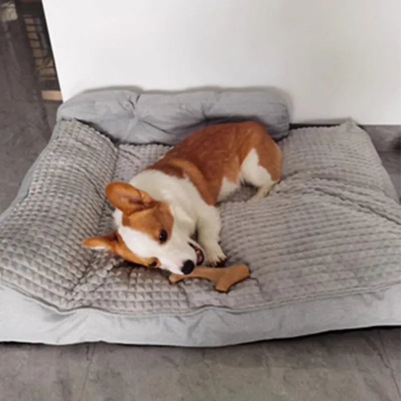 Large Dog Winter Bed Extra Deep Sleep Soft Warm Pet Mat for All Breeds