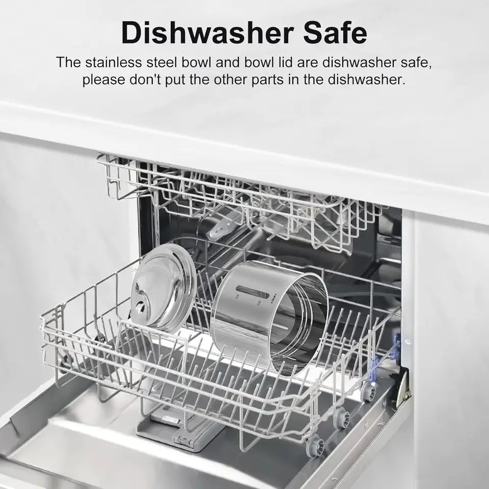 NPET Stainless Steel Cat Water Fountain 50oz Dishwasher Safe with Window Light