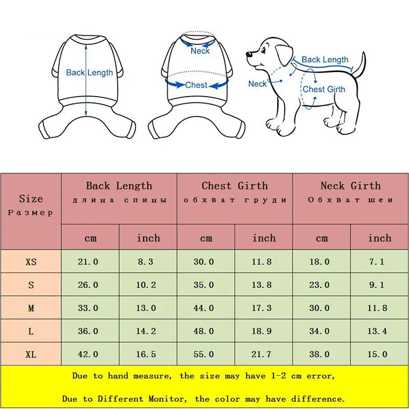 Winter Warm Dog Jacket for Small Dogs Windproof Pet Coat Chihuahua Outfit