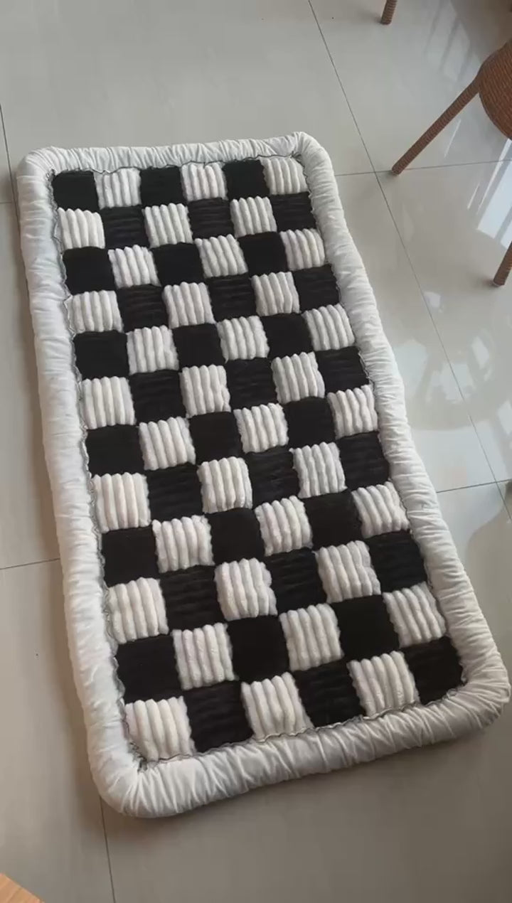 Dog Bed Mat Scratch Resistant Washable Anti Slip Blanket Sofa Protector